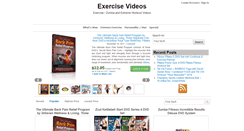 Desktop Screenshot of exercise-videos.net