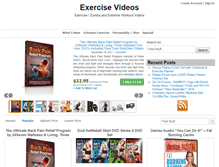 Tablet Screenshot of exercise-videos.net